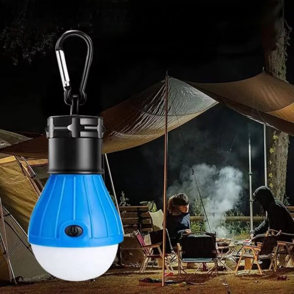 Portable Camping Lantern - Mini Waterproof LED Hanging Light, Multicolor Outdoor